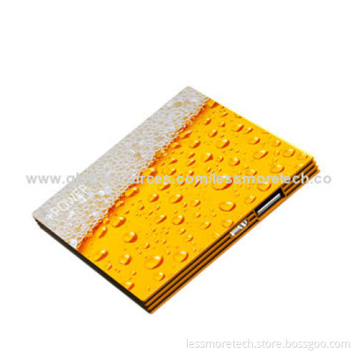 Suction Cups Mobile Phone Power Bank, Christmas Gift, 1,800-2,600mAh